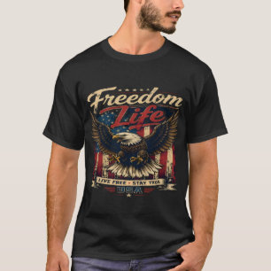 Patriottische Amerikaanse Vlag USA Pride Grafische T-shirt
