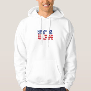 Patriottische Amerikaanse vlag Verenigde Staten Hoodie