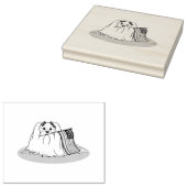 Patriottische Amerikaanse vlag Verenigde Staten Ma Rubberstempel (Gestempeld)