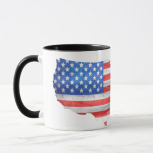 Patriottische Amerikaanse vlag - Verenigde Staten Mok