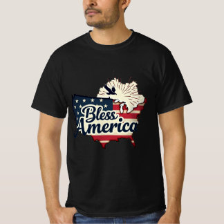 Patriottische Amerikaanse vlag - Verenigde Staten  T-shirt
