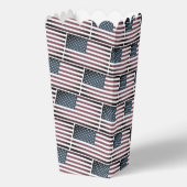 Patriottische Amerikaanse vlag Verjaardagsfeestje  Bedankdoosjes (Achterkant)