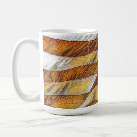 Patriottische Amerikaanse vlag Verouderde Mok (Links)