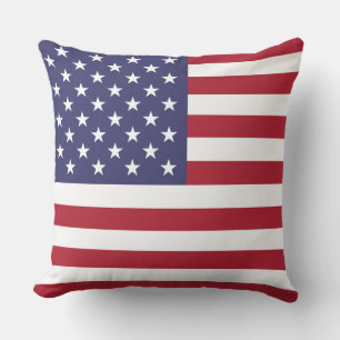 Patriottische Amerikaanse Vlag Vierde juli Kussen