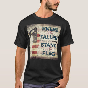 Patriottische Amerikaanse vlag Vlag voor militair  T-shirt