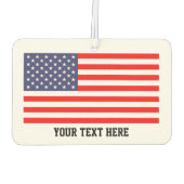 Patriottische Amerikaanse vlag VS auto luchtverfri Luchtverfrisser (Achterkant)