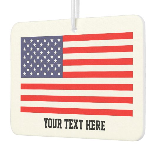 Patriottische Amerikaanse vlag VS auto luchtverfri Luchtverfrisser (Links)