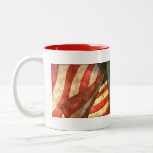 Patriottische Amerikaanse vlag VS Mok (Links)