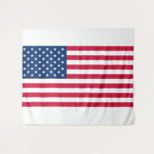 Patriottische Amerikaanse vlag wandtapijt Wandkleed (Voorkant (horizontaal))