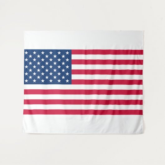 Patriottische Amerikaanse vlag wandtapijt Wandkleed (Voorkant (horizontaal))