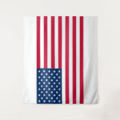 Patriottische Amerikaanse vlag wandtapijt Wandkleed (Voorkant)