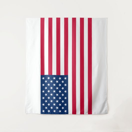 Patriottische Amerikaanse vlag wandtapijt Wandkleed (Voorkant)