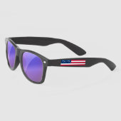 Patriottische Amerikaanse Vlag Zonnebril (Links)