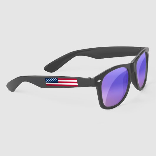 Patriottische Amerikaanse Vlag Zonnebril (Rechts)