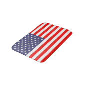 Patriottische Amerikaanse vlagbadbadkamer zonder s Badmat (Gekanteld)