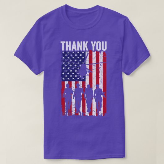 Patriottische Amerikaanse vlaggeherdenkingsdag bed T-shirt (Design voorkant)