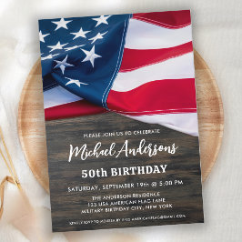 Patriottische Amerikaanse vlaggen: Militaire Dag P Kaart