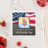 Patriottische Amerikaanse vlaggen: Militaire Dag P Servet (Insitu)