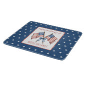 Patriottische Amerikaanse vlaggen Vier juli Snijplank (Hoek)