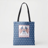 Patriottische Amerikaanse vlaggen Vier juli Tote Bag (Voorkant)