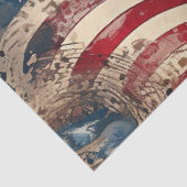 Patriottische Amerikaanse Vlaggenmuziek Tissuepapier (Detail)