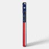 Patriottische Amerikaanse vlaggestaren en stripes Case-Mate iPhone Case (Achterkant / Links)
