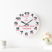 Patriottische Amerikaanse vlaggetallen Grote Klok (Huis)