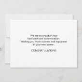 Patriottische Amerikaanse vlaglegerfelicitaties (Achterkant)