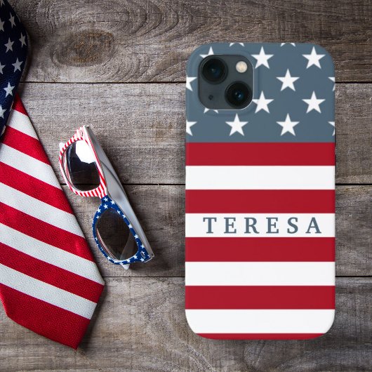 Patriottische Amerikaanse vlagsterren en speciale Case-Mate iPhone Case
