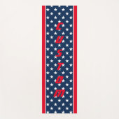 Patriottische Amerikaanse vlagsterren ontwerpen aa Yogamat (Voorkant)