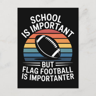 Patriottische Amerikaanse Voetbalhelm Vlag van de  Briefkaart