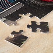 Patriottische Amerikaanse Vrachtwagen Legpuzzel (Zijkant)