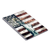  Patriottische Amerikaanse Vrijheid Notitieboek (Rechterzijde)