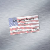 Patriottische Amerikaanse zakenmagneten Magnetisch Visitekaartje (Voorbeeld)