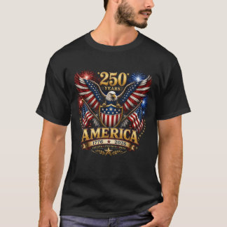 Patriottische Amerikaanse Zeearend 4 juli Amerikaa T-shirt
