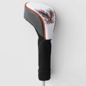 Patriottische Amerikaanse Zeearend Golf Head Cover (Schuin)