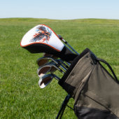 Patriottische Amerikaanse Zeearend Golf Head Cover (Insitu)