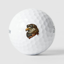 Patriottische Amerikaanse Zeearend Golfbal met USA Golfballen