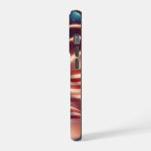 Patriottische Amerikaanse zeearend iPhone Hoesje (Linkerkant)