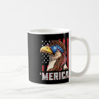Patriottische Amerikaanse Zeearend Mullet Merica V Koffiemok
