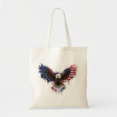 Patriottische Amerikaanse zeearend Tote Bag (Voorkant)