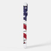 Patriottische Amerikaanse Zonnebloem iPhone Hoesje (Rechterkant)