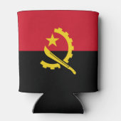 Patriottische Angolese Vlag Blikje Koeler (Achterkant)