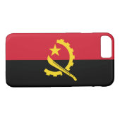 Patriottische Angolese vlag Case-Mate iPhone Case (Achterkant (Horizontaal))