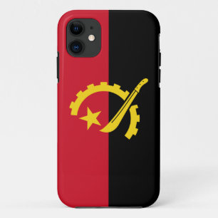 Patriottische Angolese vlag Case-Mate iPhone Case