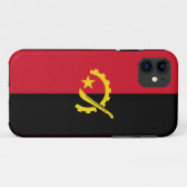 Patriottische Angolese vlag Case-Mate iPhone Case (Achterkant (horizontaal))