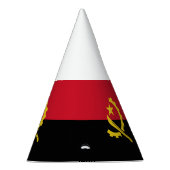 Patriottische Angolese vlag Feesthoedjes (Rechts)
