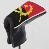 Patriottische Angolese vlag Golfheadcover (3/4 voorkant)