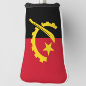 Patriottische Angolese vlag Golfheadcover (Draai 90)