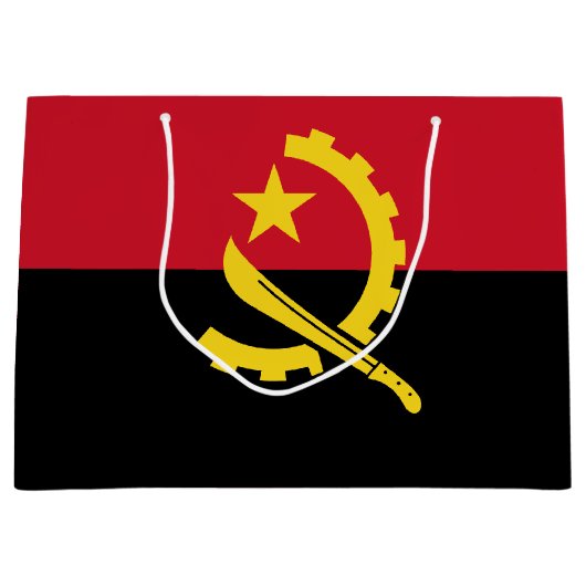 Patriottische Angolese vlag Groot Cadeauzakje (Voorkant)